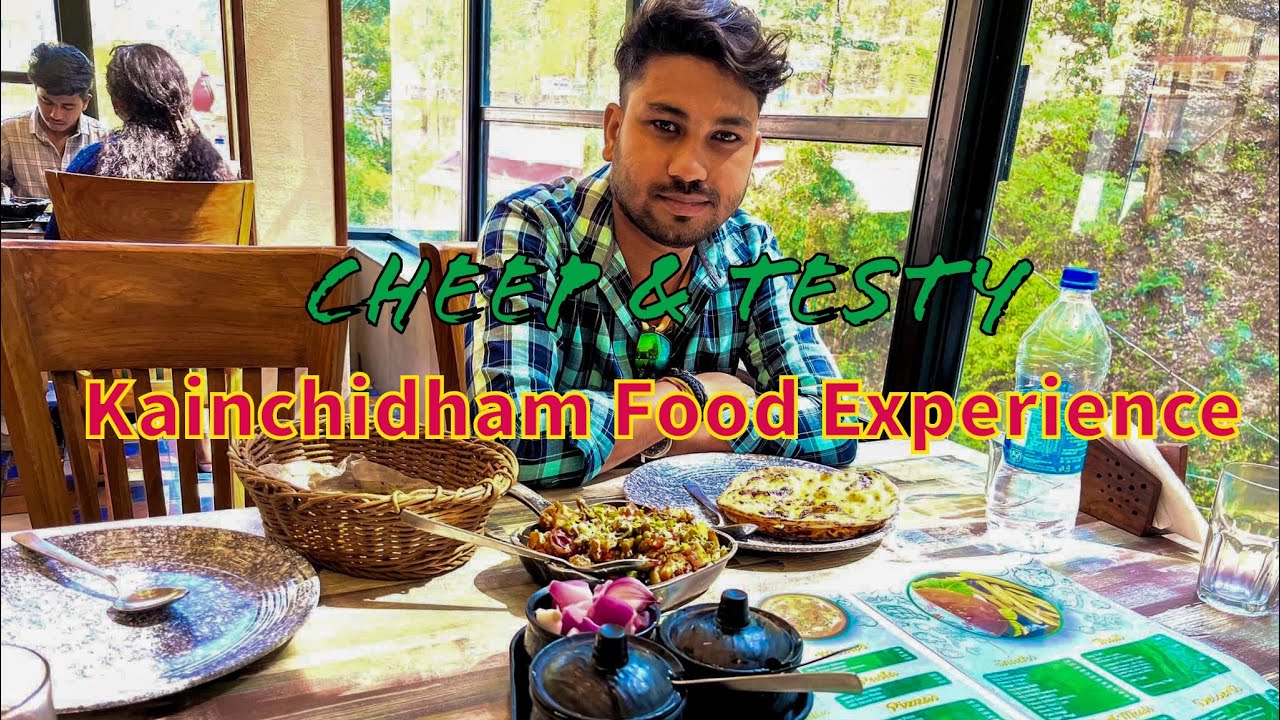 Exploring Divine Tranquility at Kainchidham Ashram Near Annapurna Veg Restaurant Food Adventure 🍱🍧