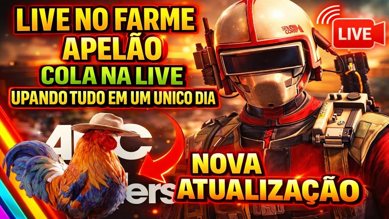 ARC RAIDERS - DESAFIO UPAR TUDO PRO LEVEL MAXIMO EM LIVE