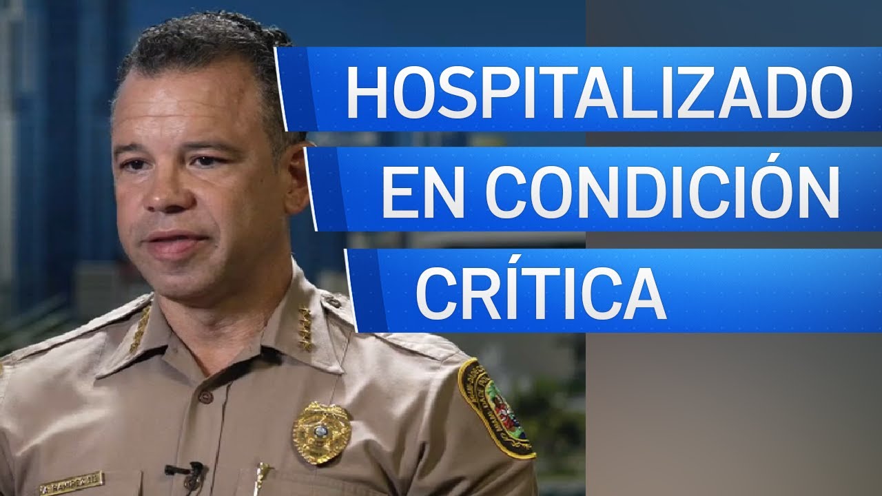 Director de policía de Miami-Dade en “condición crítica pero estable” tras sufrir herida
