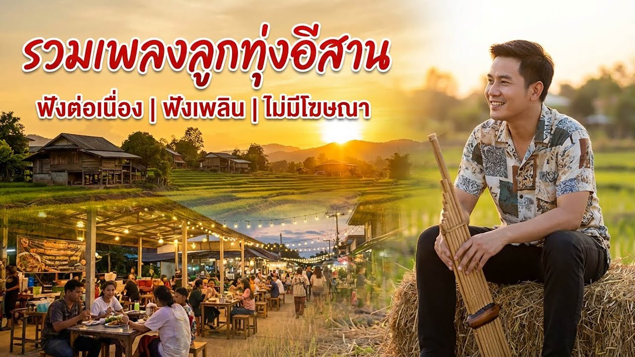 เพลงลูกทุ่งม่วนๆ สนุกๆ ฟังยาว ไม่มีโฆษณาคั่นบ่อย