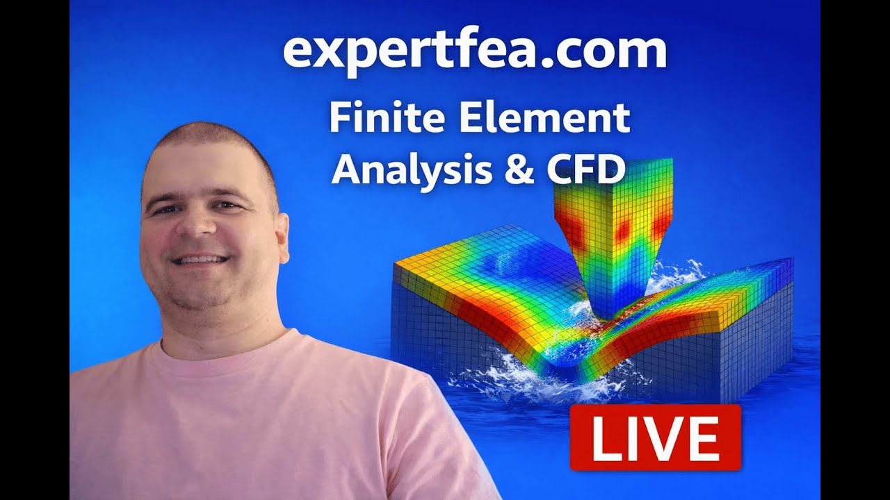 LIVE Stream 3 - ANSYS Workbench FEA on Bending with Plasticity, Plastic Strain, Remanent Deformation