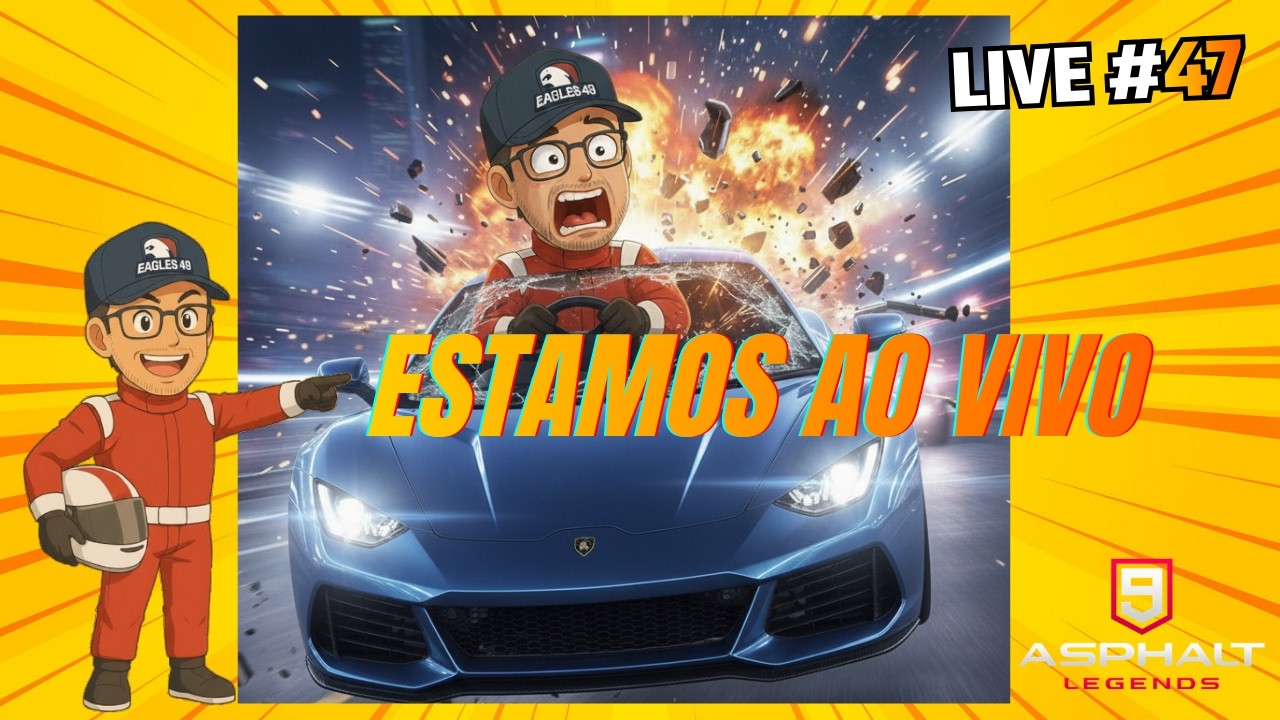 🏎️ RUMO AO TOP 10K! | Subindo o Ranking no Asphalt 9: Legends LIVE#47🚀