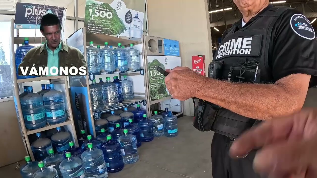Ahora en algunos home depot ya hay seguridad 
