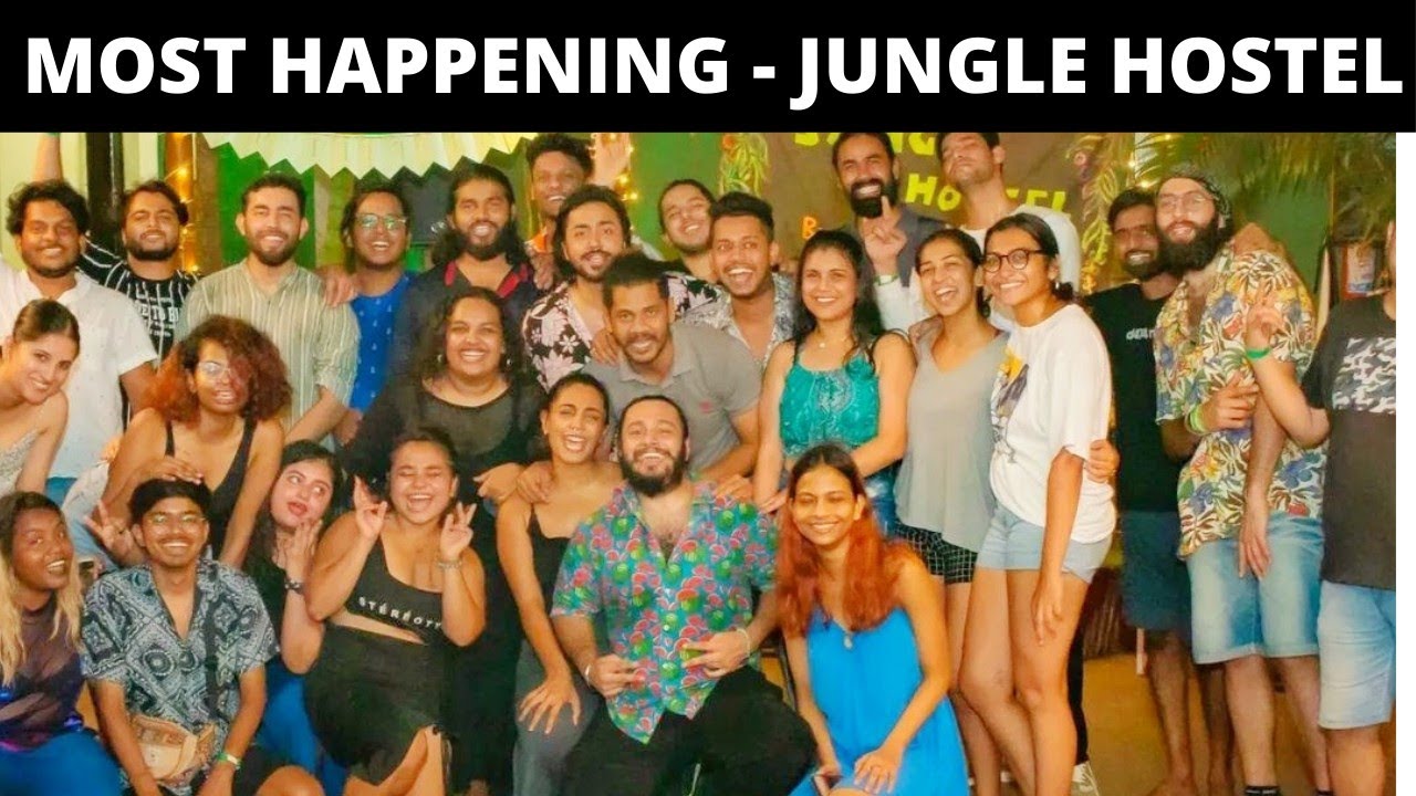ONE OF THE MOST HAPPENING HOSTEL'S IN GOA || JUNGLE HOSTEL GOA || BEST SOLO TRAVEL EXPERIENCE