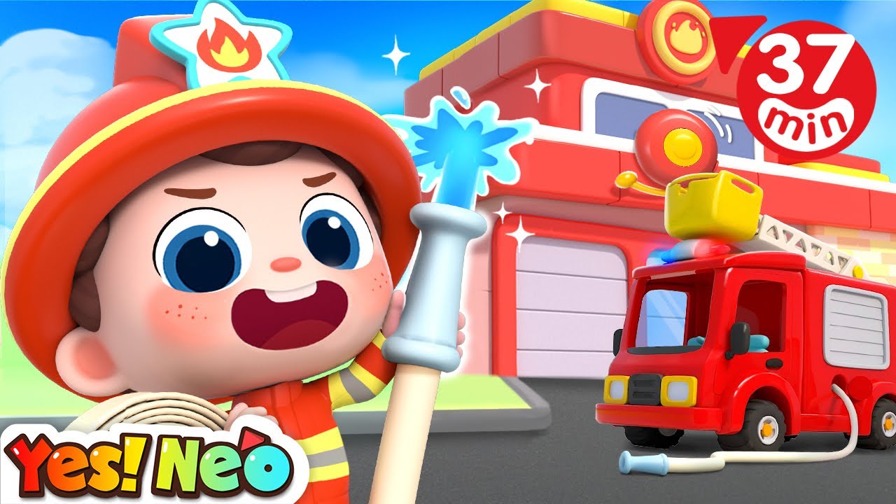 Firefighters Rescue Team🔥🚒 | Fire Truck | Safety Rules | Nursery Rhymes & Kids Songs | Yes! Neo