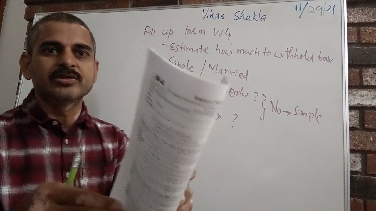 How to complete form W4 in 2022 and 2021