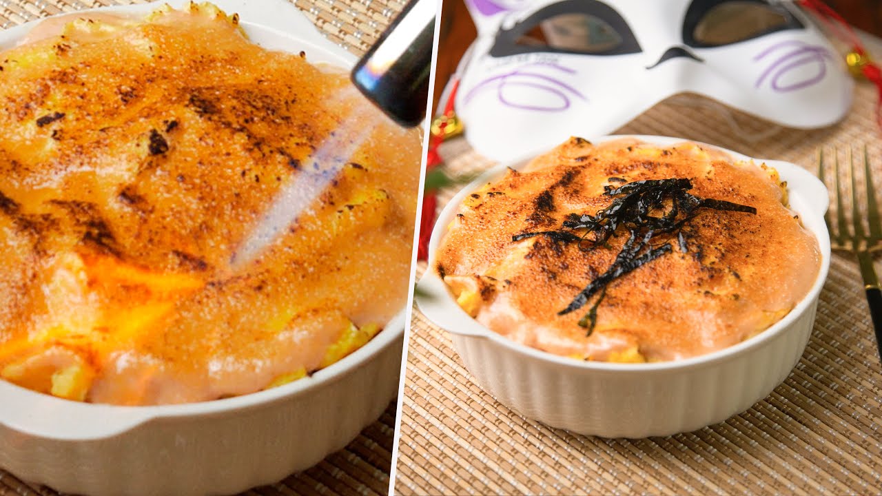 The Most Addictive Japanese Sauce Served Over Rice And Fluffy Egg | MENTAIKO RICE BOWL