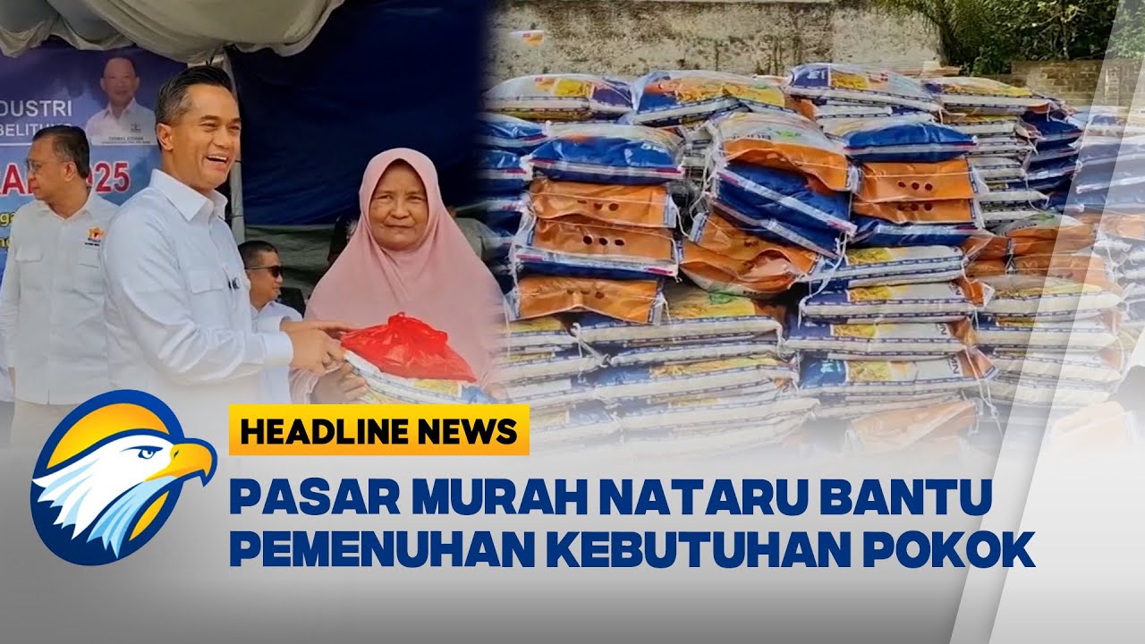 [HEADLINE NEWS, 11/12] Ribuan Warga Serbu Pasar Murah Kadin Jelang Nataru