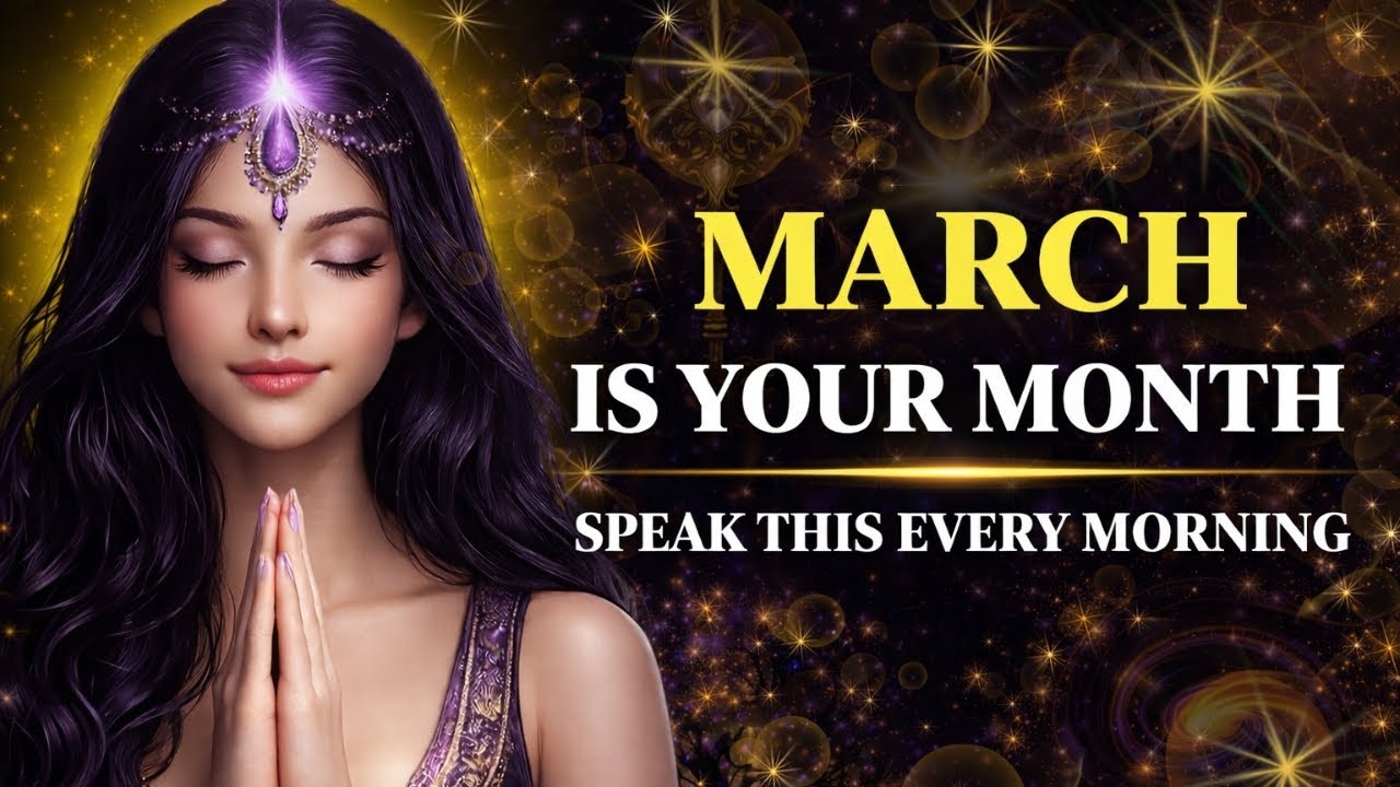 March Is Your Month. Speak This Every Morning and Watch What Happens.