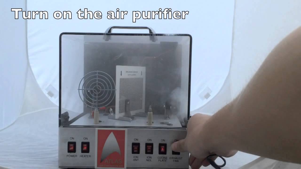 The Atlas Store Atlas Air Purifier Demonstration 