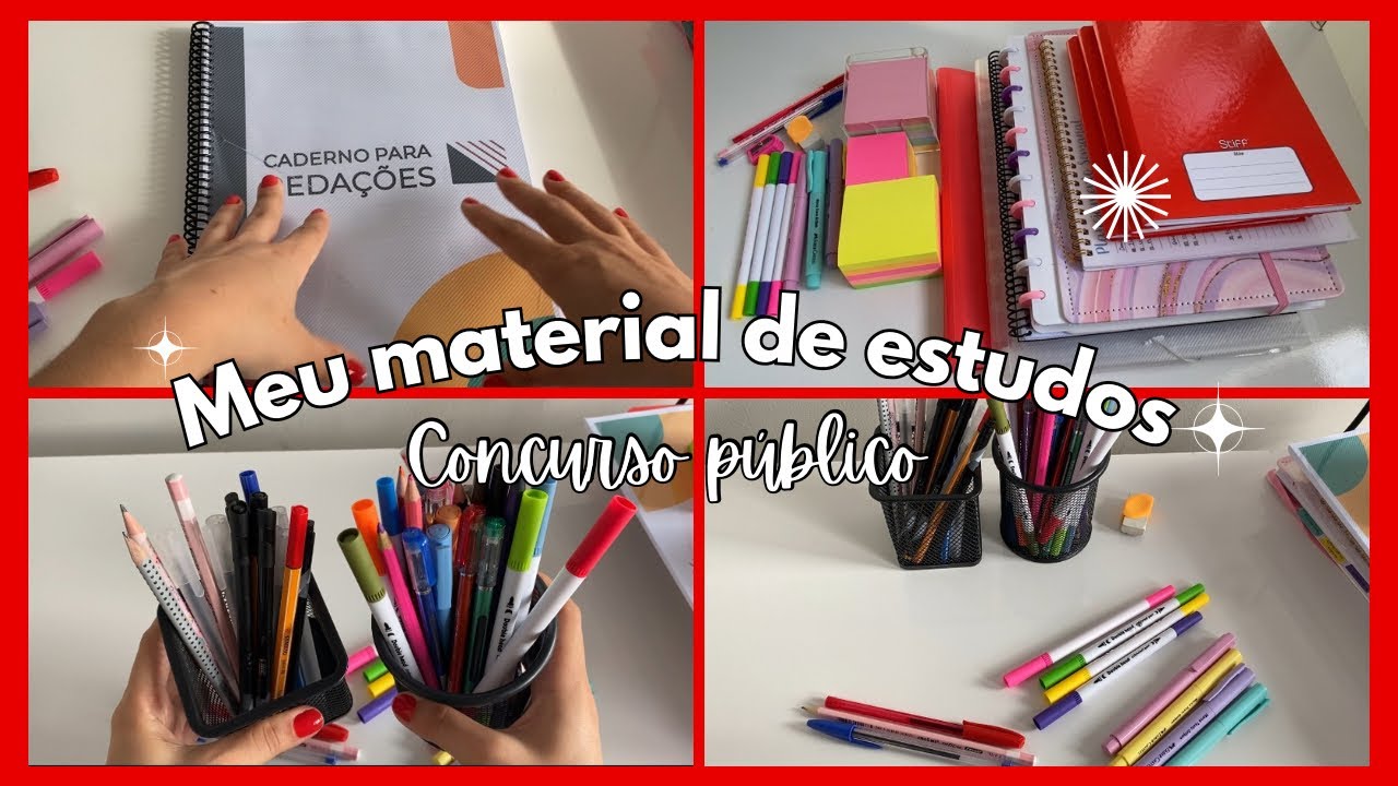 Meu material de estudos para concurso público 2025