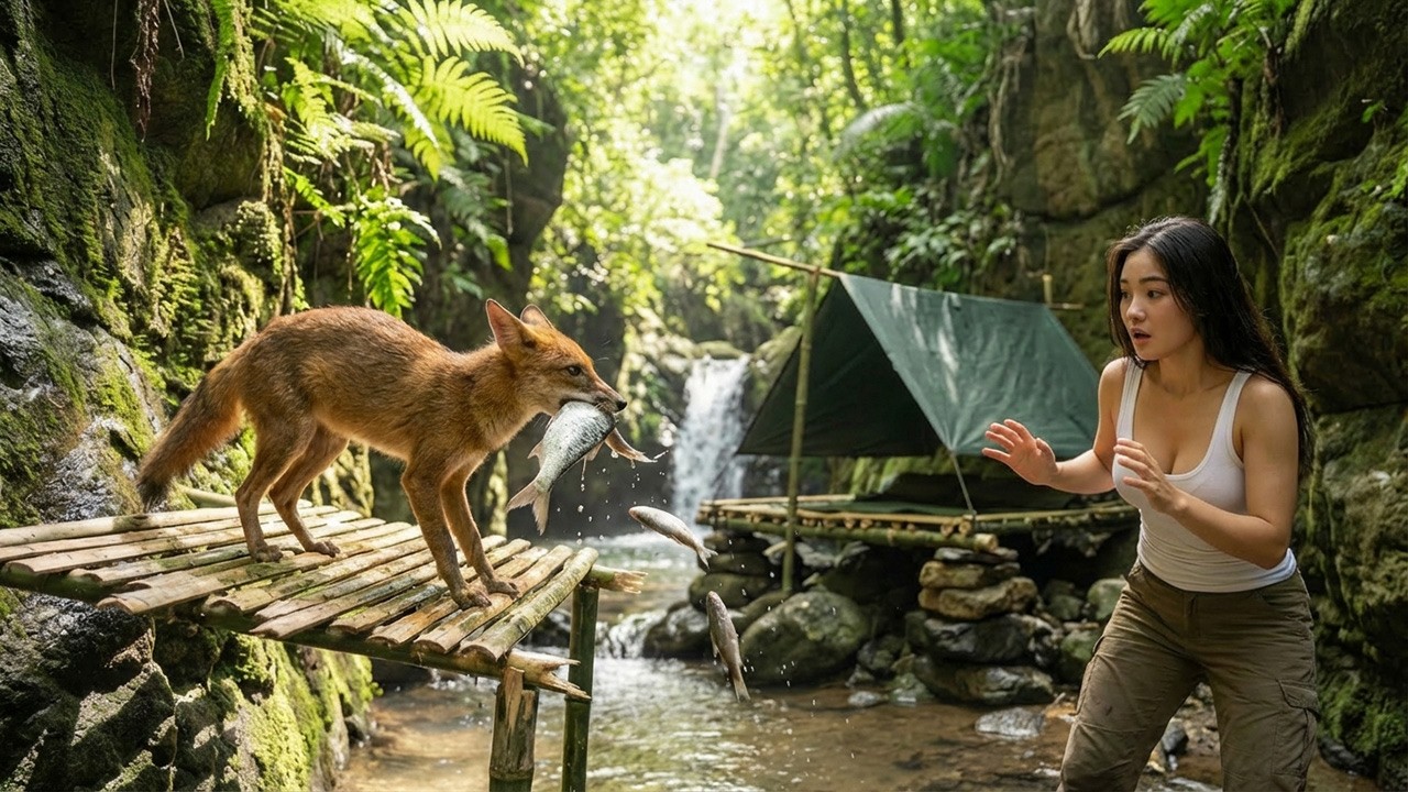 Midnight Survival: Wolves Stole My Fish While I Slept