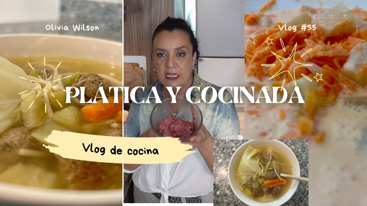 VLOG - SOPA DE ALBONDIGUITAS Y ALBÓNDIGAS CUADRADAS.