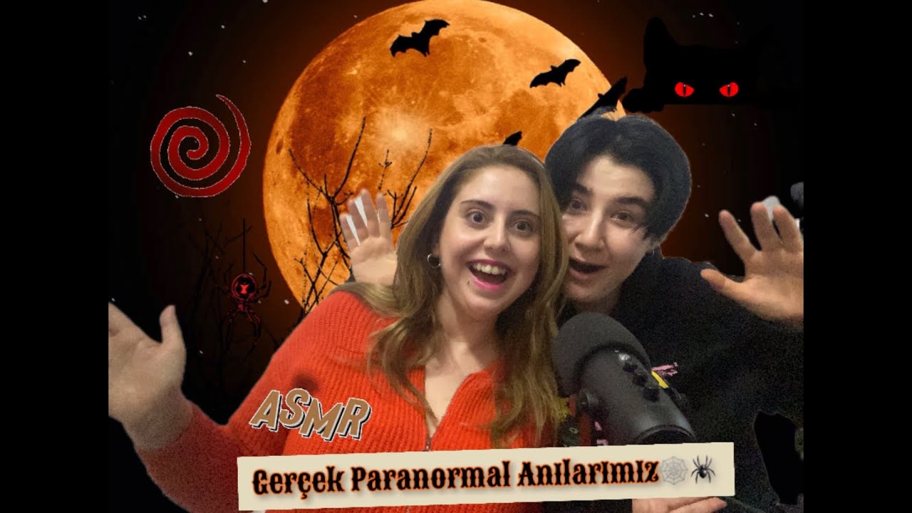 Türkçe Asmr|En Olağanüstü Korku Anılarımız|Çerez Yiyerek Paranormal Olaylarımızı Anlatıyoruz🕸️🖤