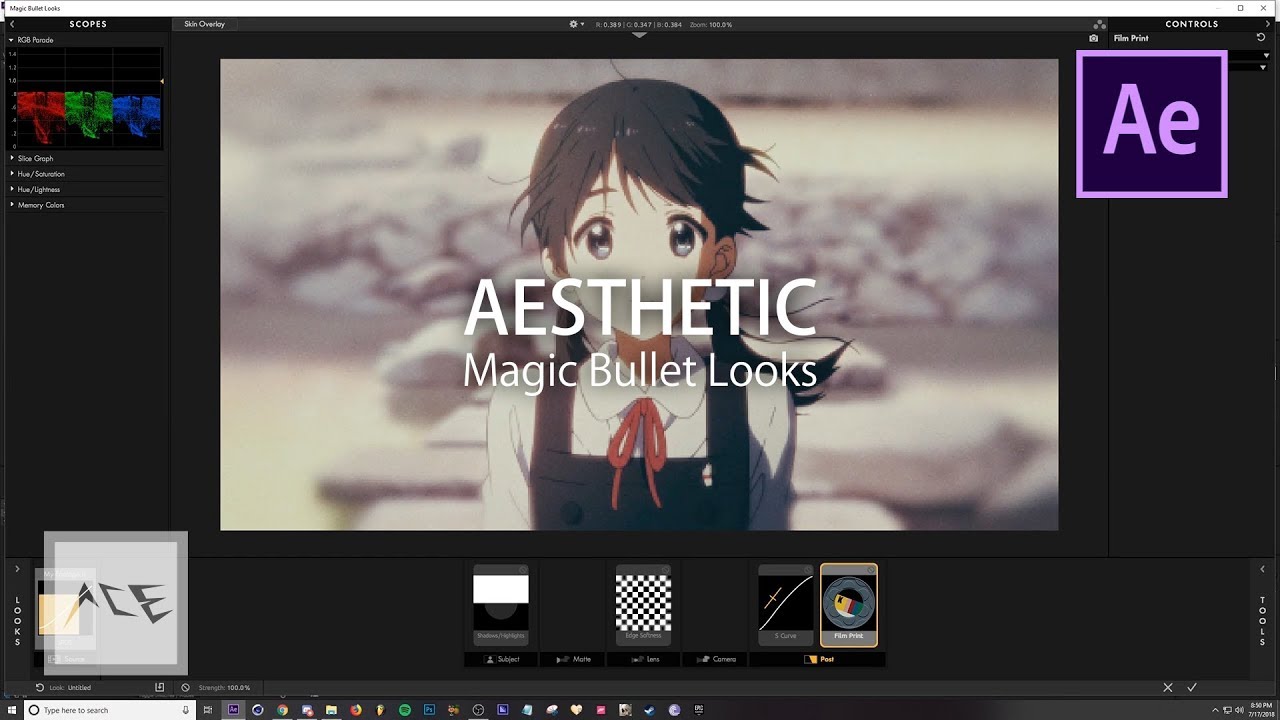 After Effects AMV Tutorial - Aesthetic Look w/ Magic Bullet Looks