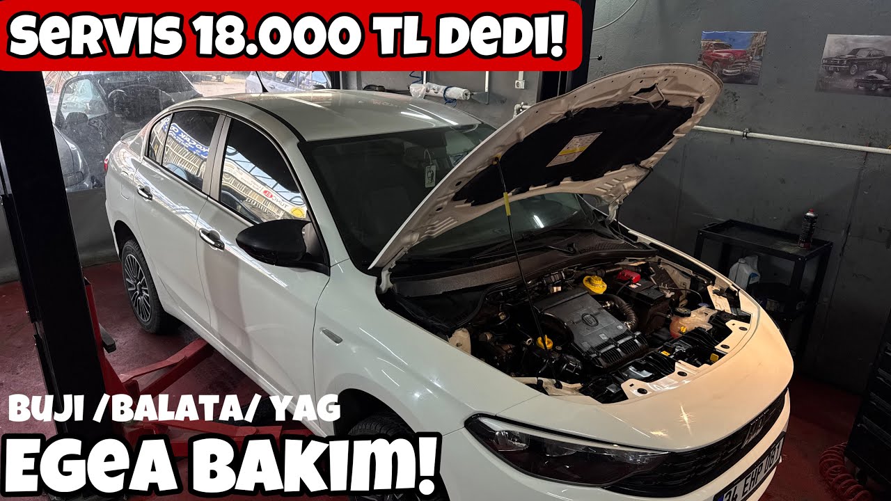 Fiat Egea 1.4 Bakım! | Vlog | Maliyeti Ne? | Otomobil Günlüklerim