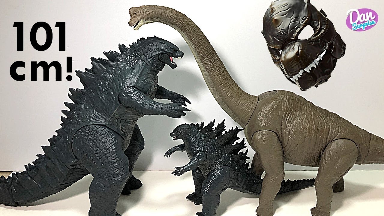 Giant Godzilla vs Brachiosaurus Toys! Godzilla King of Monsters Toys Unboxing!