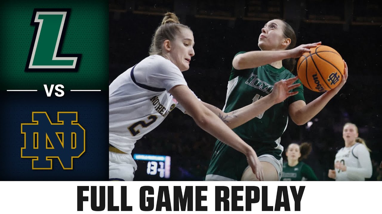 Loyola MD vs. Notre Dame Full Game Replay | 2024-25 ACC Women's Basketball