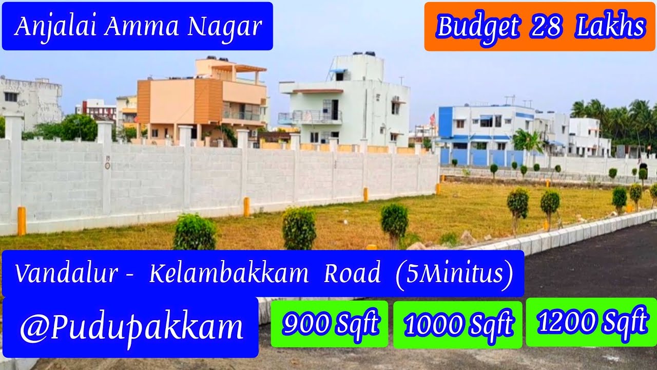 Plot For Sale💢 28Lakhs | Near Pudupakkam Bus Stop |@yourdreamproperty123