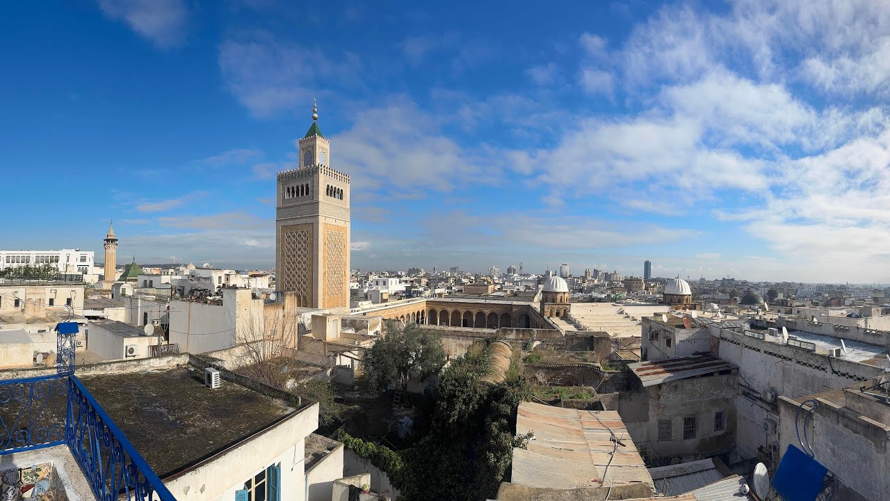 La Medina Tunis 4 K | Live Walk Tour 2025 | Views, Souks & Street 