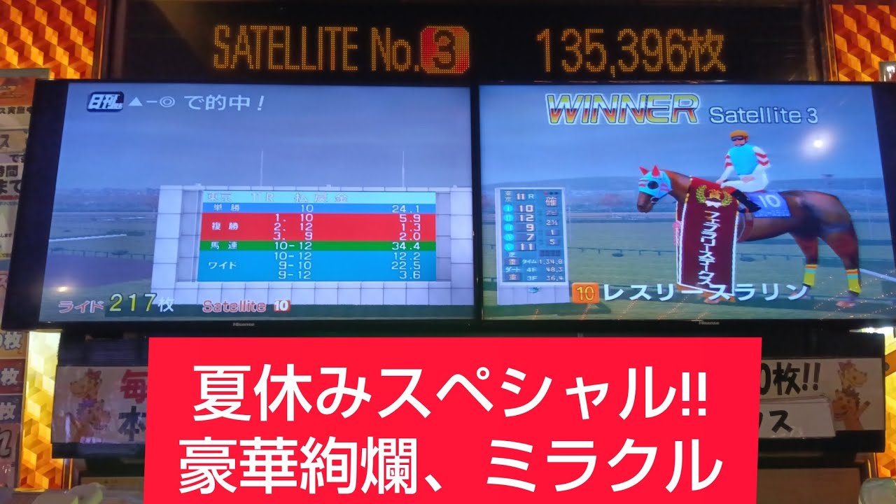 スタホリターンズ　ついにミラクルが起きる⁉️夏休み特大SP‼️超大物馬券師、サイドの神様、マスターが集結、超豪華メンツで豪華絢爛ロングコース‼️