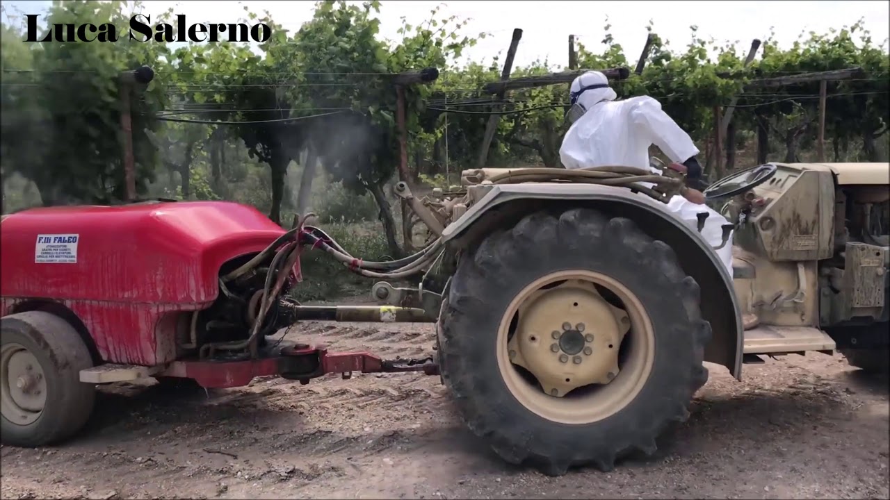 Trattamento Vigneto | Lamborghini 990 F-Plus + Atomizzatore Trainato Faleo | 4K