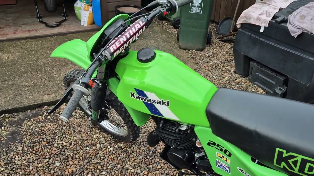 Kdx 250 first startup after rebuild