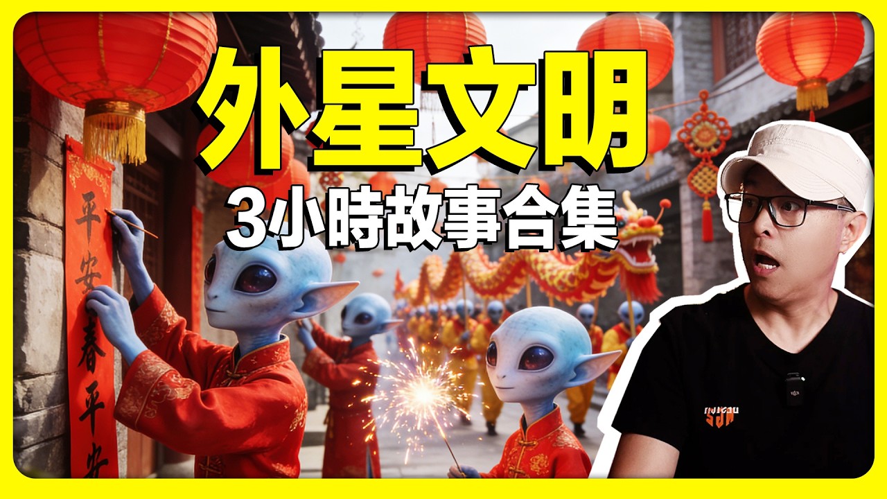 一口氣看完2025年老金故事「外星文明」系列故事。   新年｜除夕｜故事｜外星人｜UFO