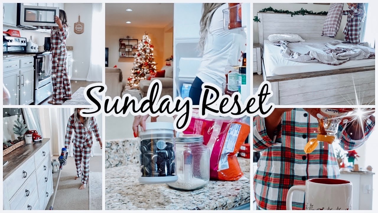 SUNDAY RESET ROUTINE | CLEANING ROUTINE, GROCERY HAUL | GETTING THINGS BACK IN ORDER