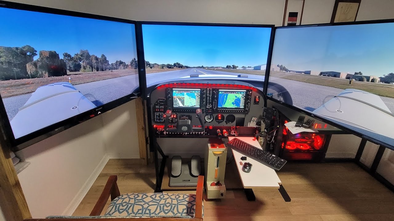 DIY flight sim, Cessna G1000 complete cockpit . instruments 3D printed and Arduino boards