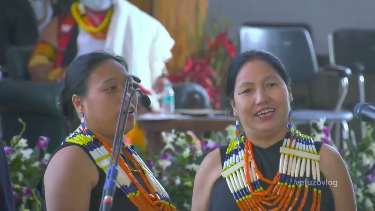 Chakhesang folksong preformed 29th angami student's union biennial general conference