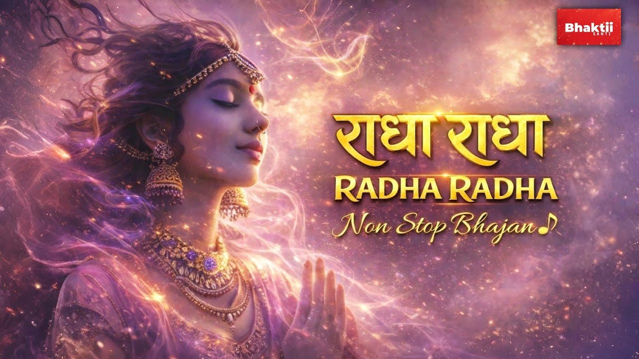 Radha Radha Non Stop Bhajan | राधा राधा नाम जाप | Peaceful Mantra | bhaktiisanti