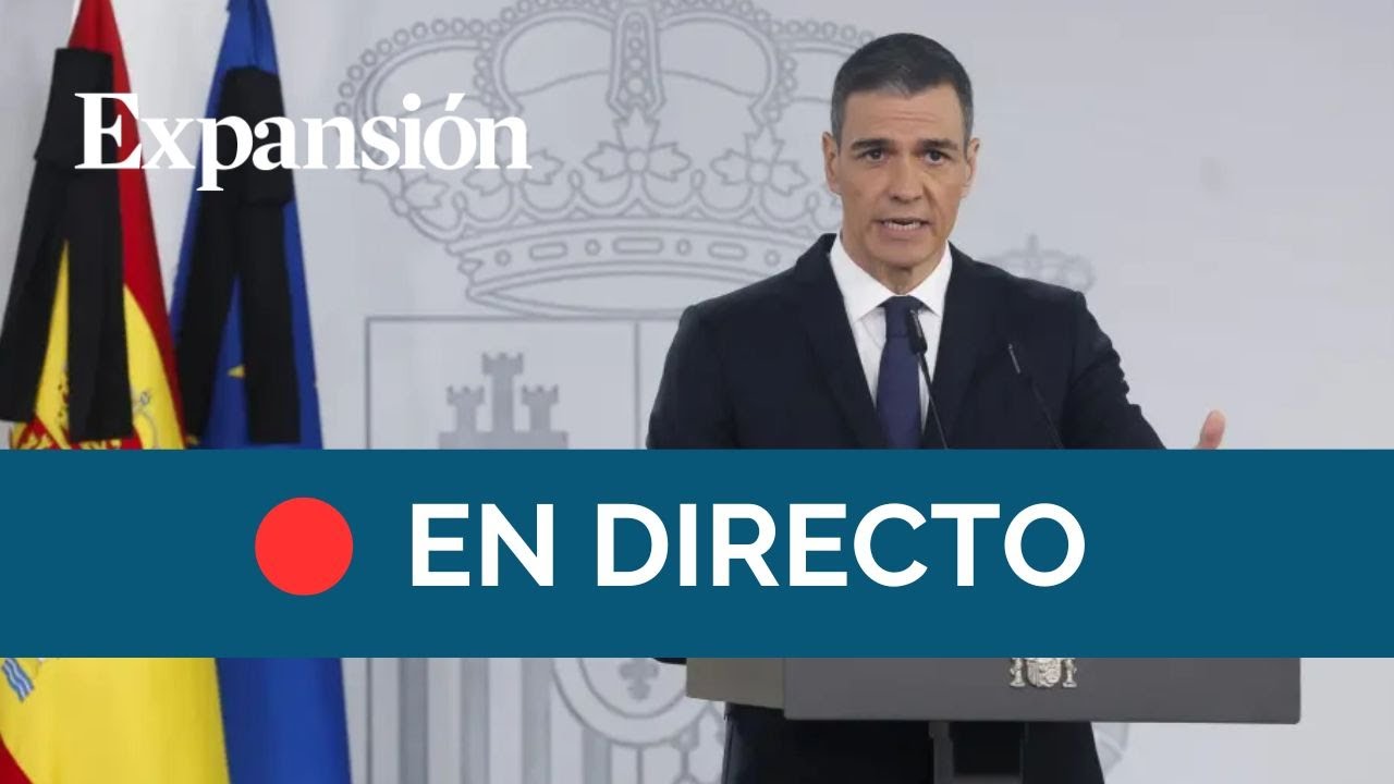 🔴 DIRECTO I Rueda de prensa de Pedro Sánchez tras el gran apagón