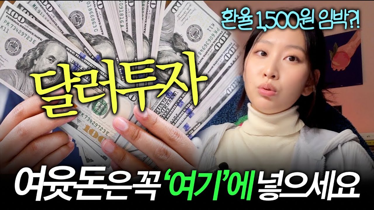 환율 1480원 시대, 지금 달러 투자해도 될까? | 현실적인 달러 투자 방법 총정리