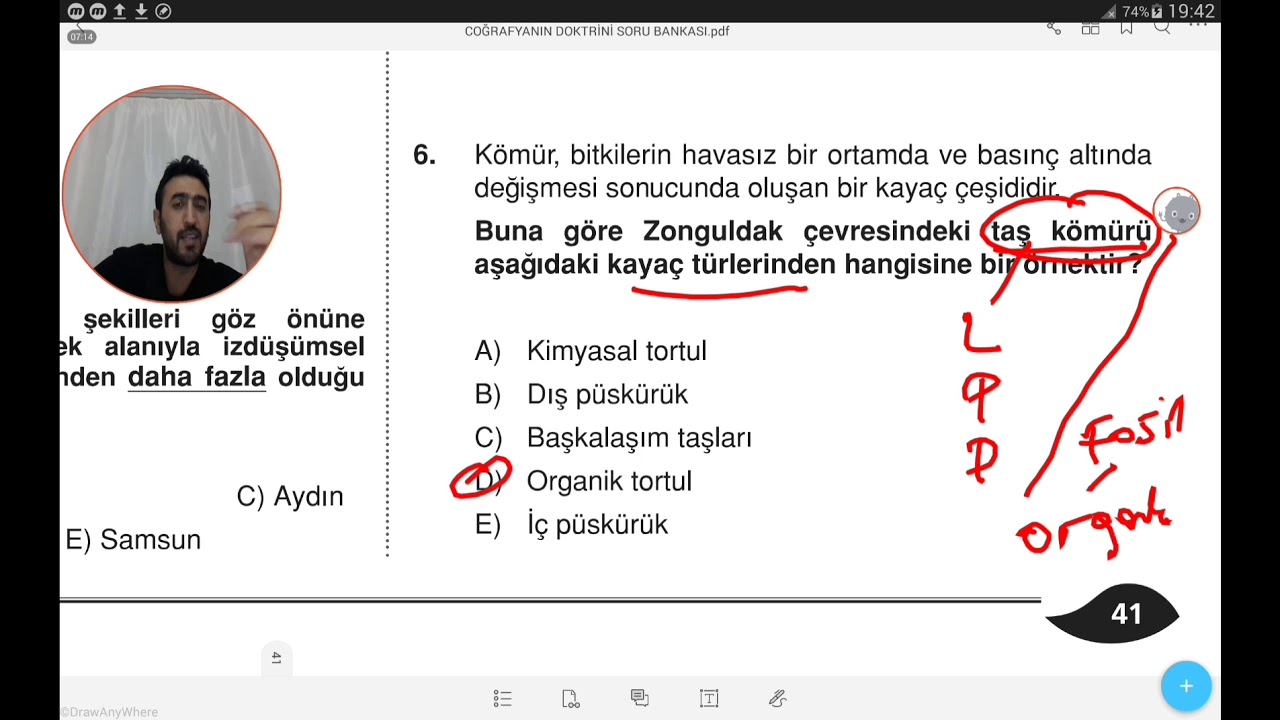 Türkiye'nin Yerşekilleri  Test 5 Çözümü 🎯 (Coğrafyanın Doktrini Soru Bankası)