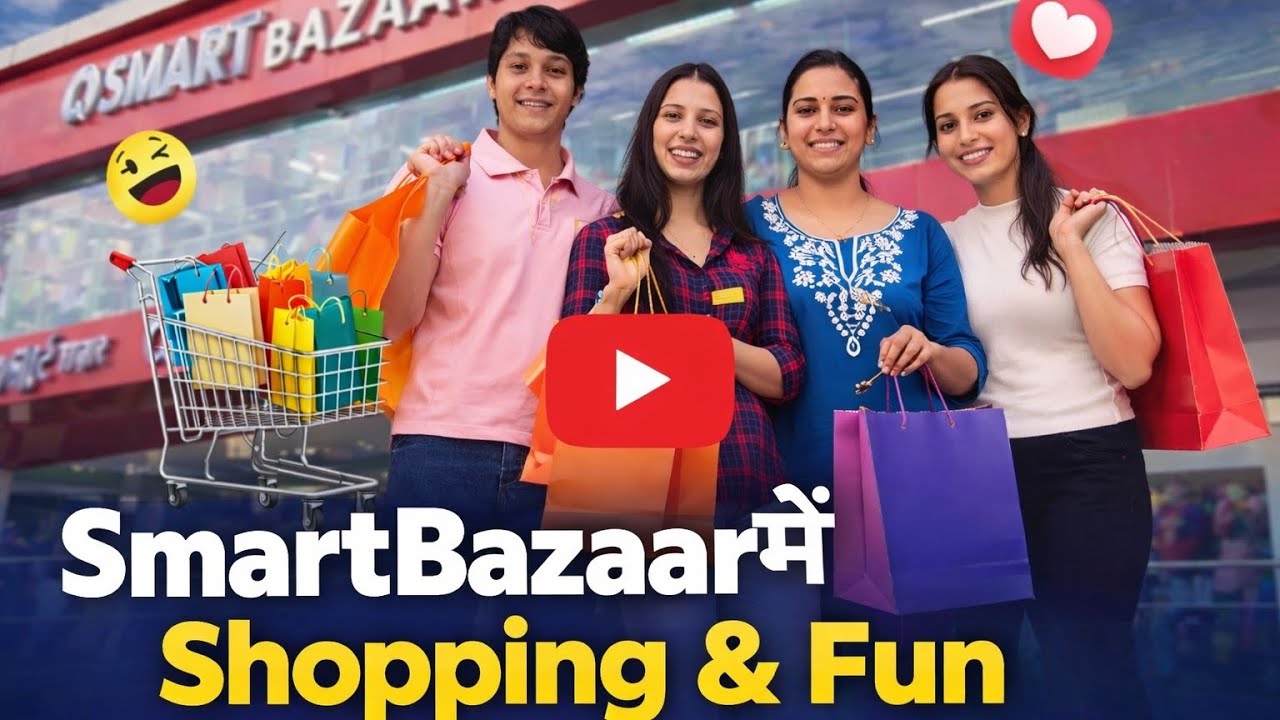 Smart Bazaar Me Shopping 🛒 + Fun With Friends | Vlog Part-2