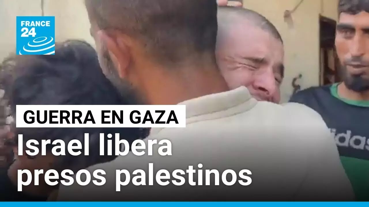 Israel libera presos palestinos en Gaza e intensifica la ofensiva en el enclave