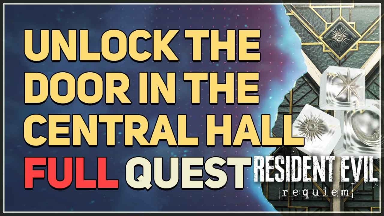 Unlock the door in the central hall FULL QUEST Resident Evil Requiem 9