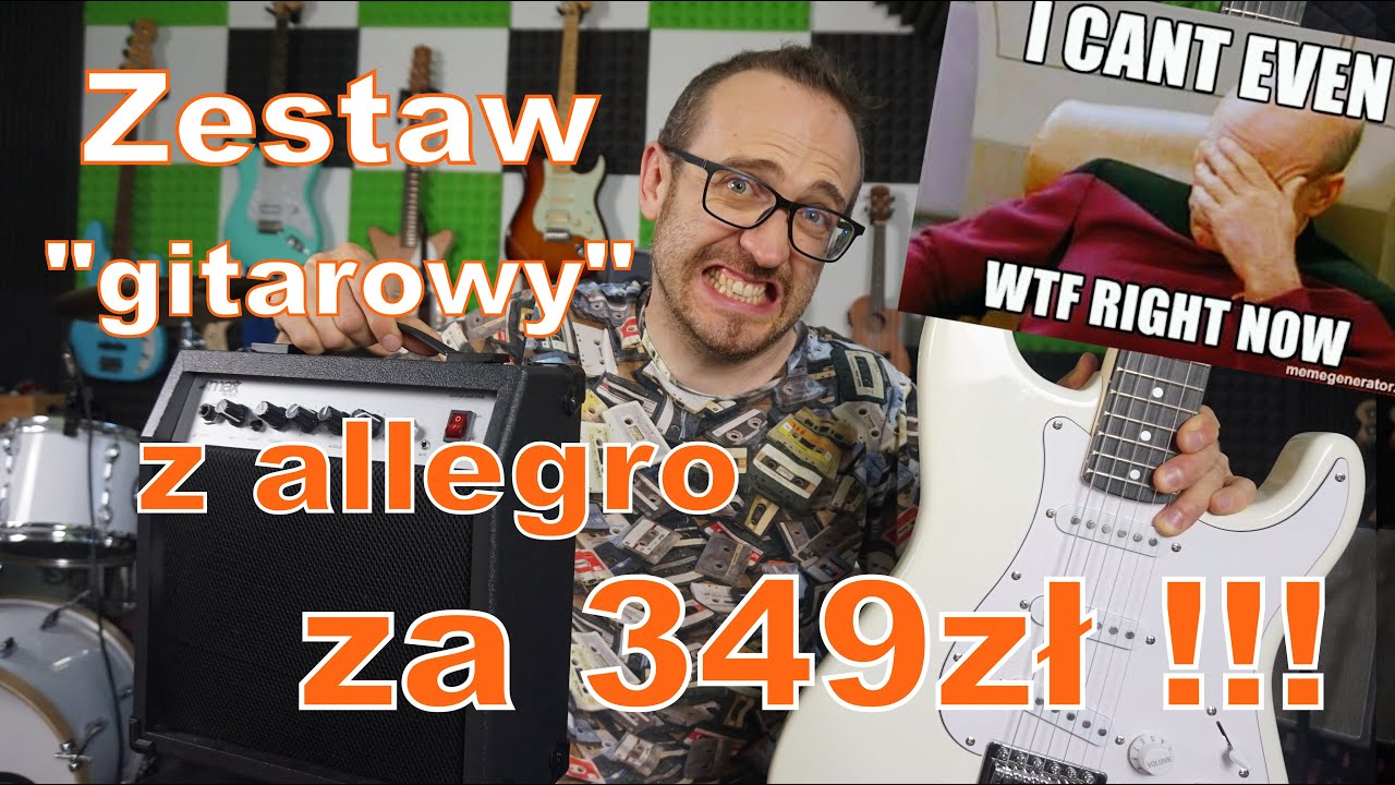 Zestaw gitara + wzmacniacz z Allegro za 349 zł !!! Hit czy kit? Unboxing i recenzja