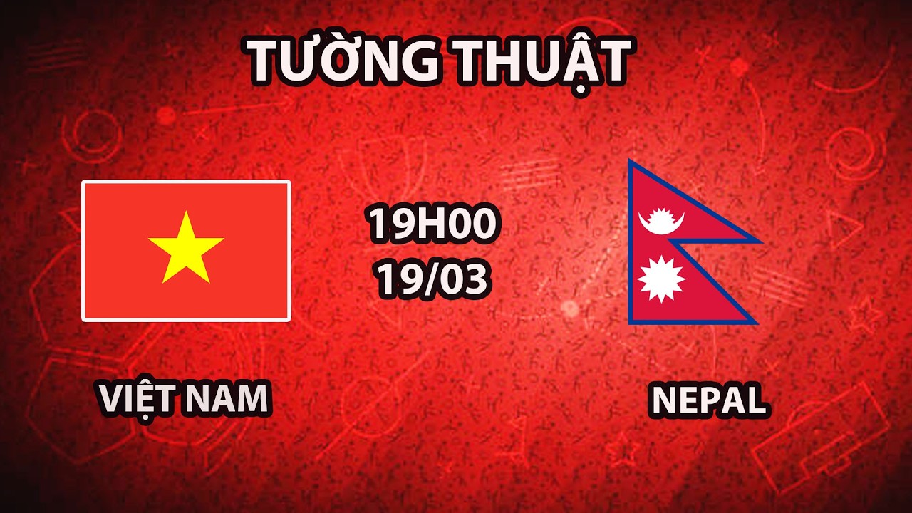 🔴U17 Việt Nam - U17 Nepal | U17 Châu Á | Sức Ép Nghẹt Thở Khiến Đối Thủ Trở Tay Không Kịp