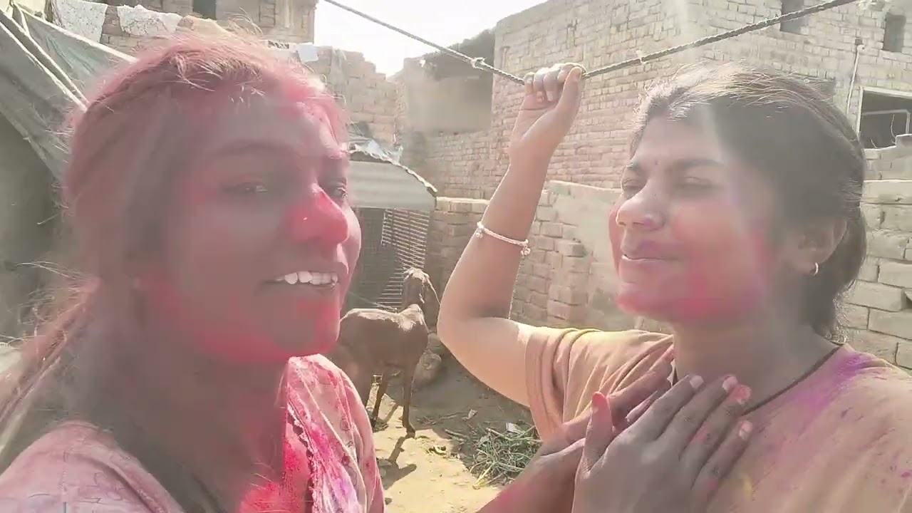 Ajj mnayi Holi 🫟 kiti full masti😜।। Holi special vlog ❤️।। Preetshanty।।