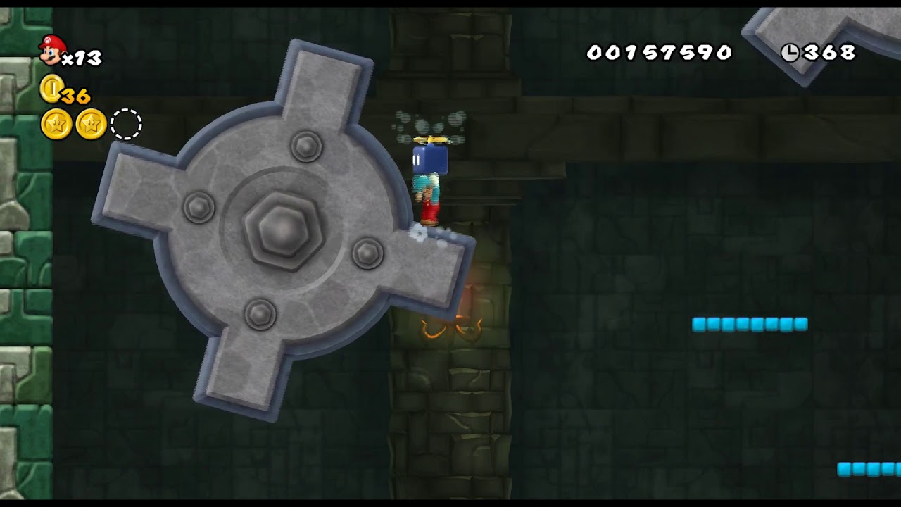 NSMBW Custom Level #3 Gear up tower