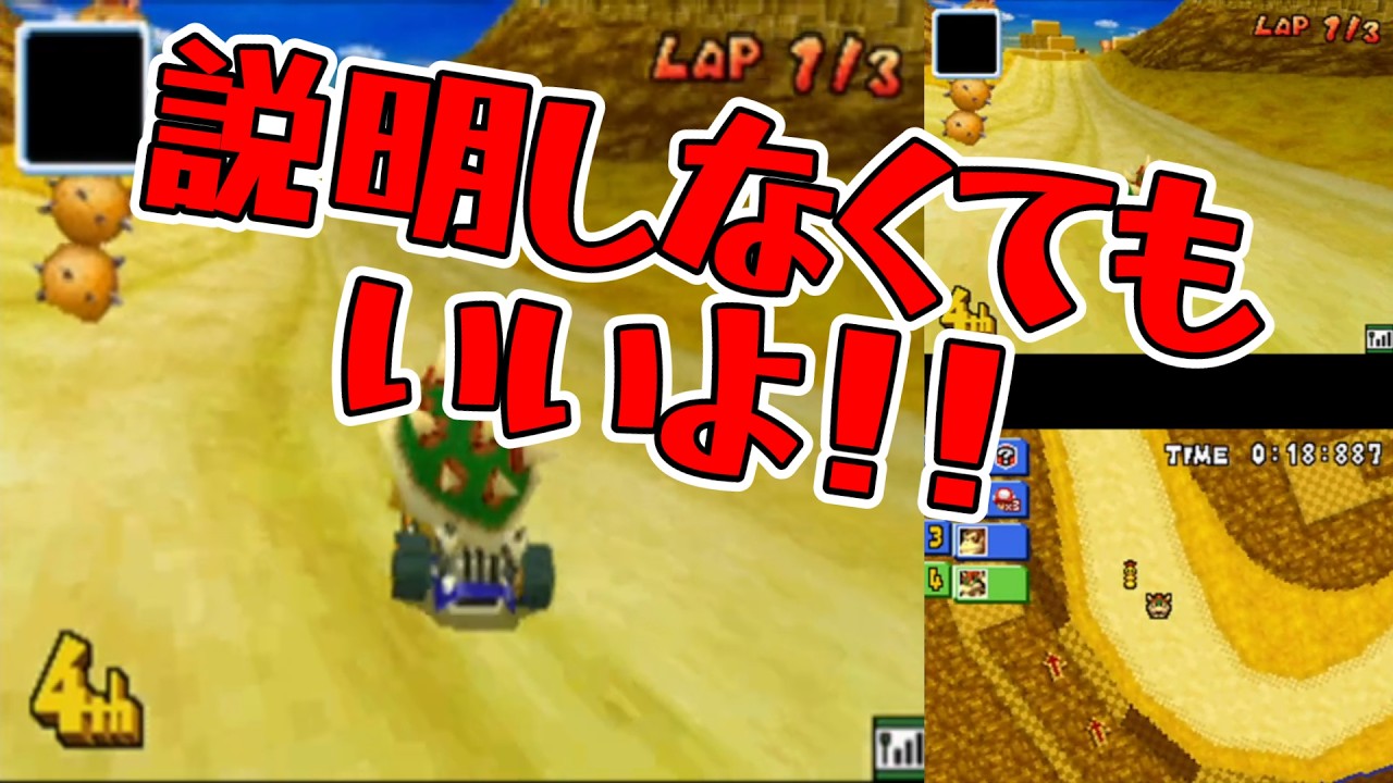 290日目 前半 身内と騒がしい毎回選ぶルール！！ 【DSマリオカート】
