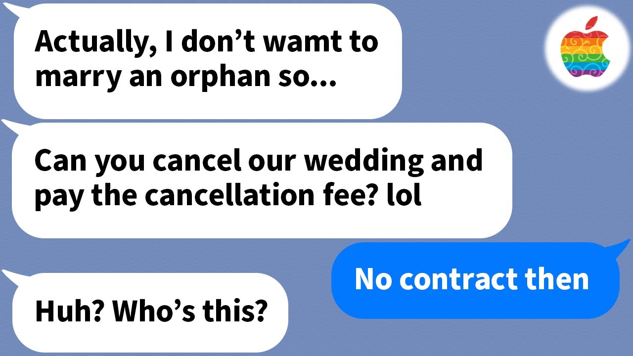 【Apple】 My fiancé's Dad didn't want us to get married me because I was an orphan but...