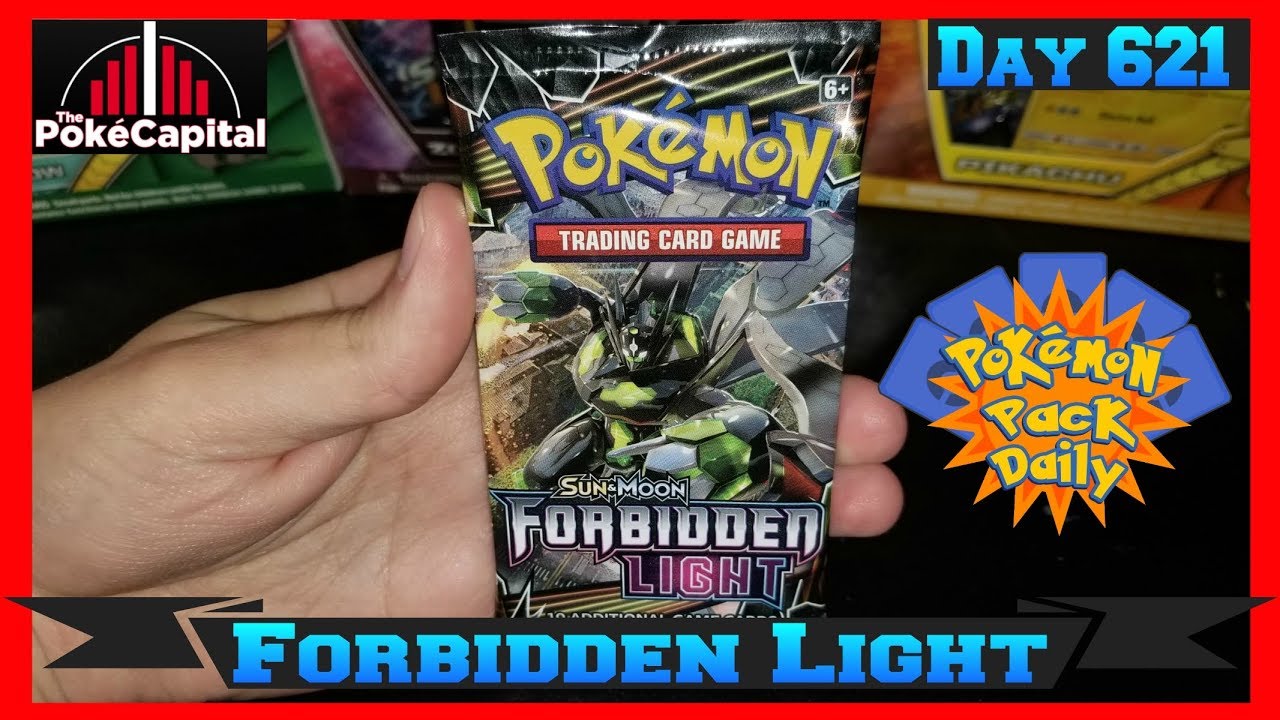 Pokemon Pack Daily FORBIDDEN LIGHT Booster Opening Day 621 - Featuring ThePokeCapital
