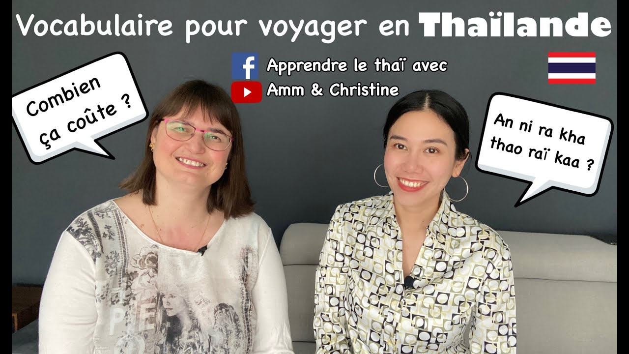 Vocabulaire pour voyager en Thaïlande