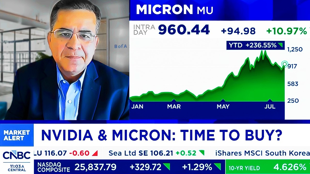 CNBC и Bloomberg об акциях NVIDIA, Micron и SK Hynix &mdash; новости NVDA