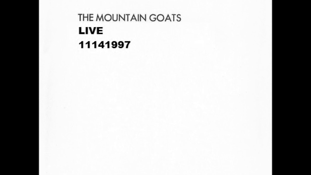the Mountain Goats-Black Molly (Live 11-14-1997)