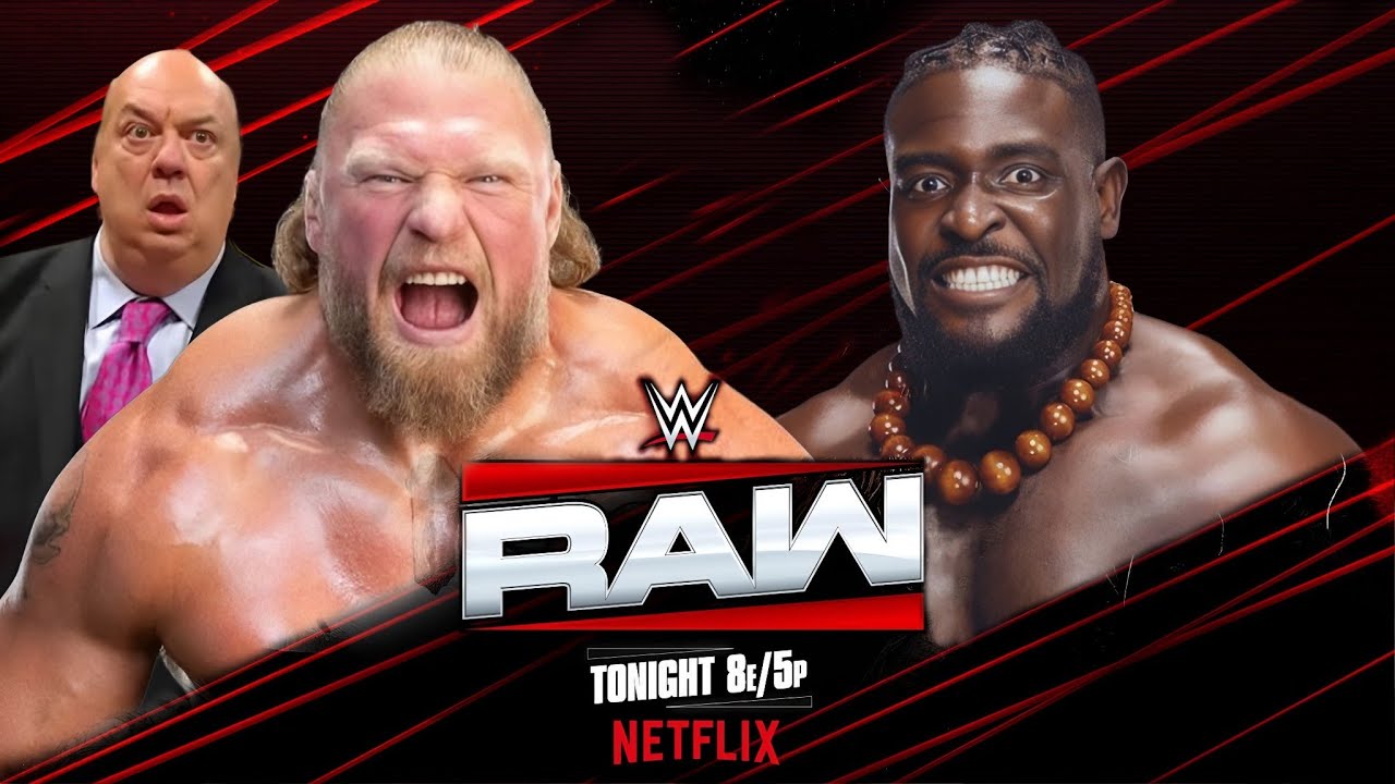 Brock Lesnar vs Oba Femi WWE RAW NETFLIX 2026 - The Nigerian Monster vs The Beast Incarnate