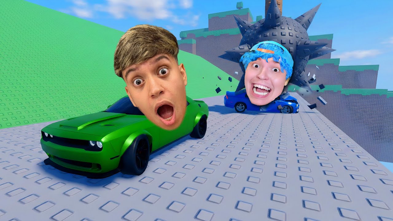 AMIGOS SOBREVIVEM A 50 ARMADILHAS COM CARRO QUEBRADO NO ROBLOX!!